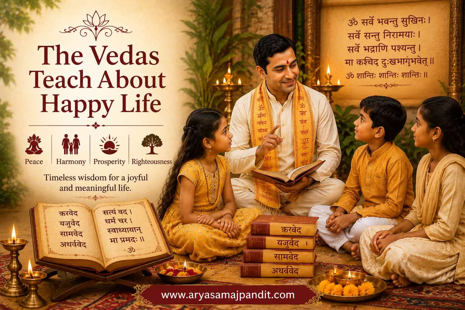 What the Vedas teach about a happy life