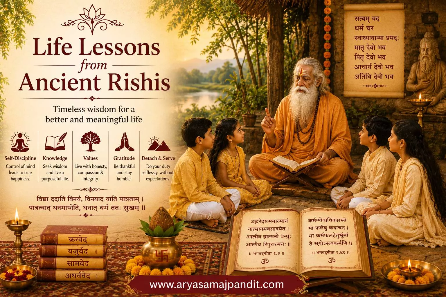 Life lessons from ancient Rishis