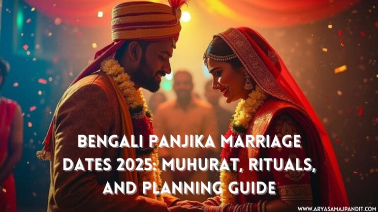 Bengali Panjika Marriage Dates 2025