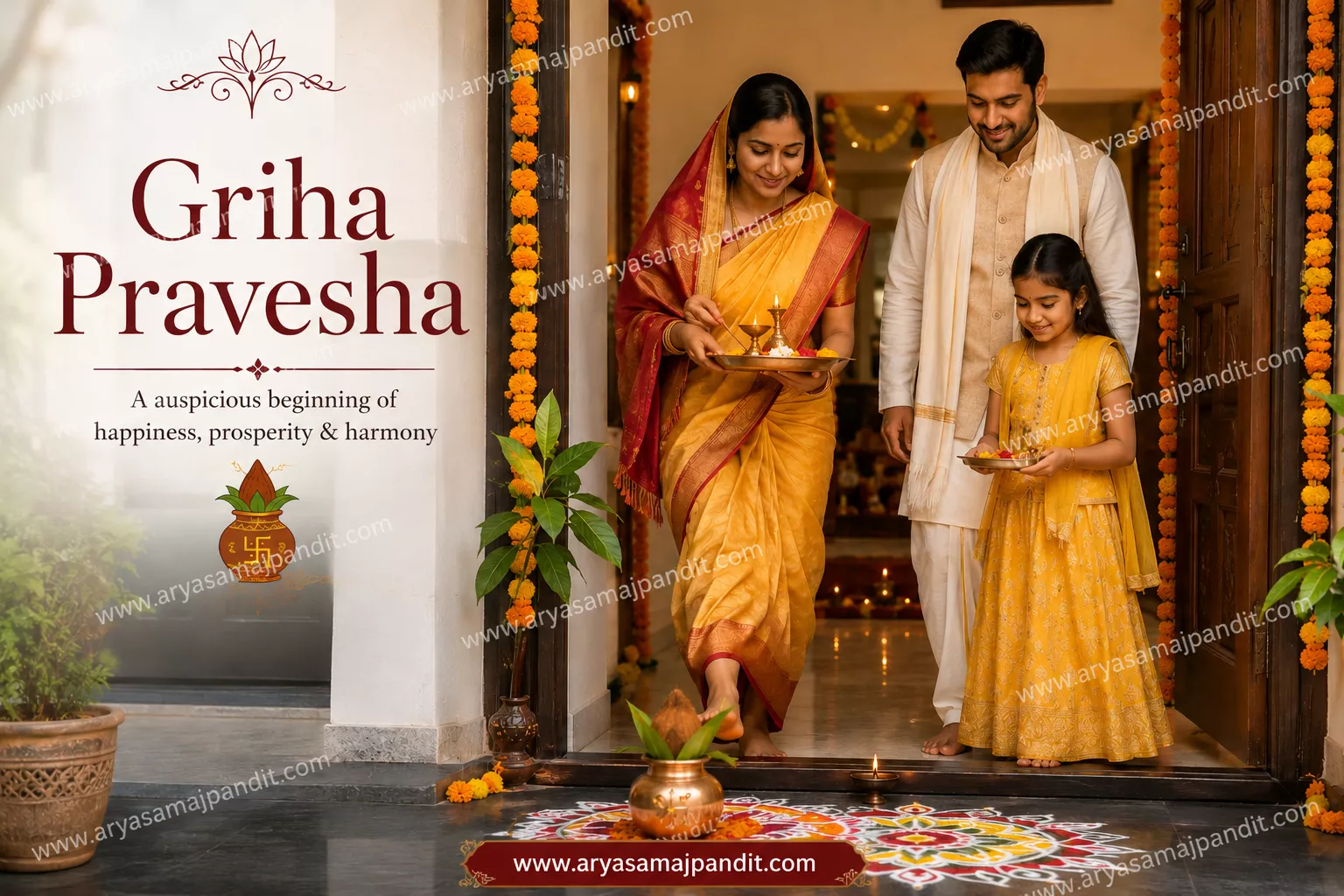 Griha Pravesha ceremony