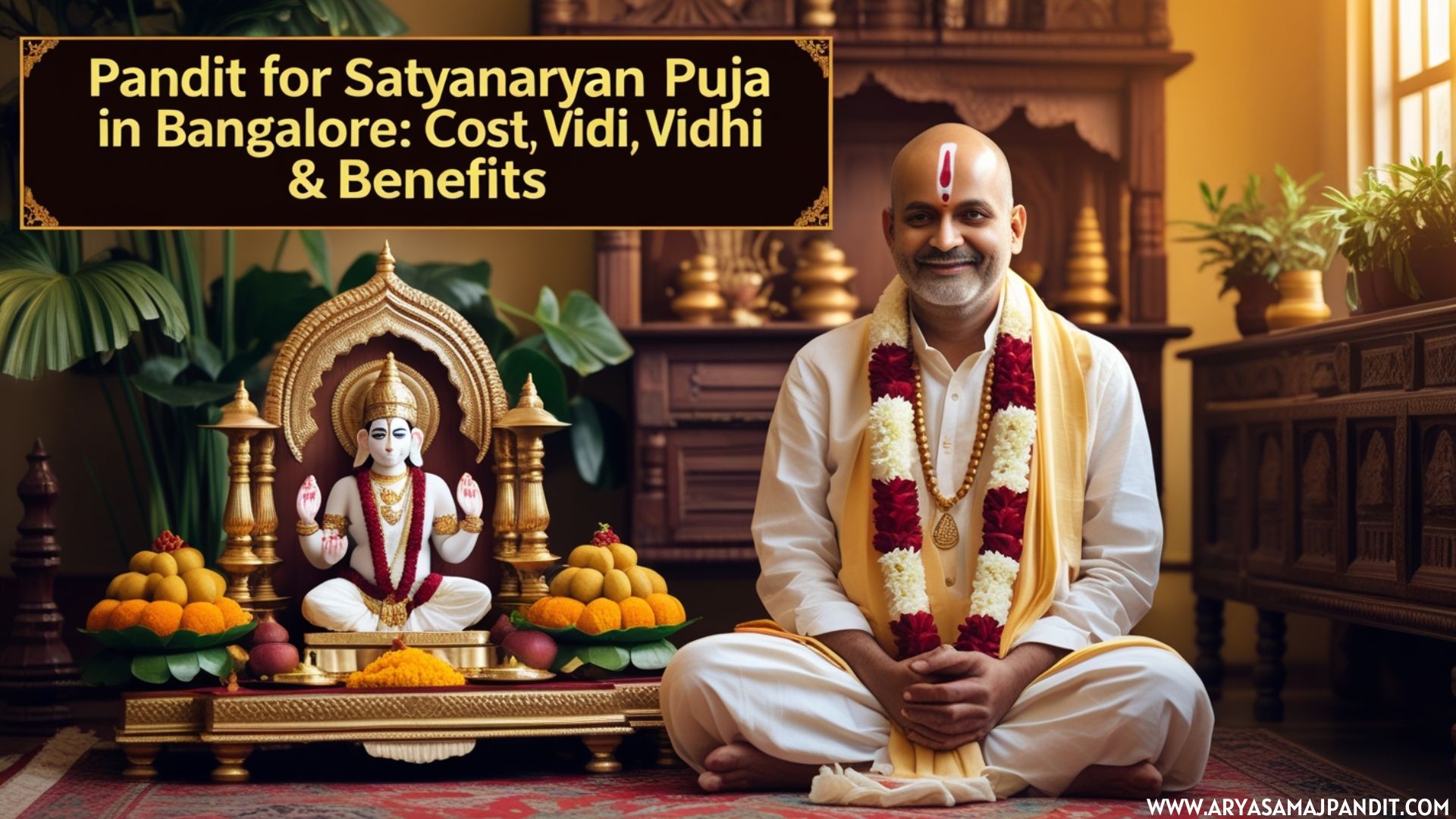 Pandit For Satyanarayan Puja in Bangalore