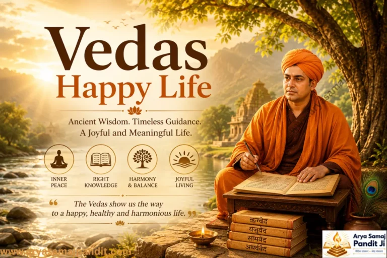 Vedas and Happy Life