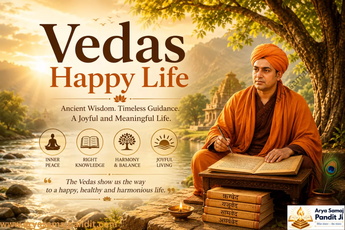 Vedas and Happy Life